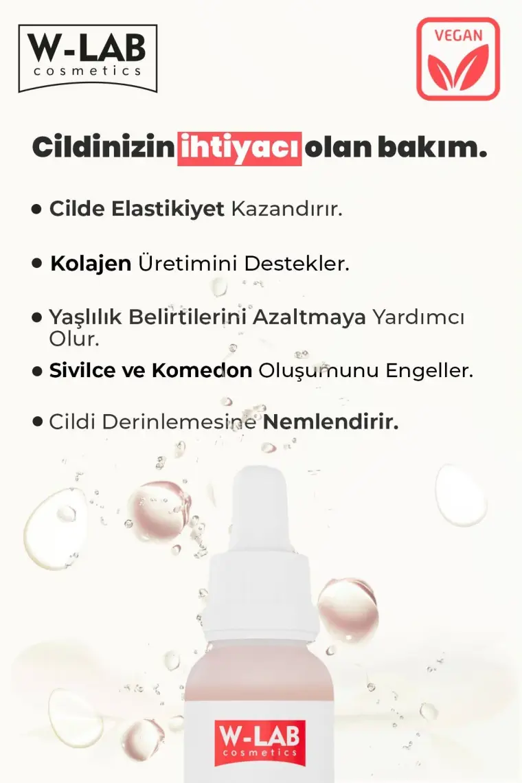 W-Lab Kozmetik Vitamin A Serum 30 Ml