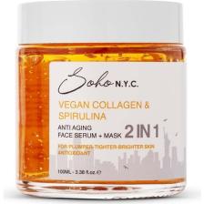 Soho N.y.c. Vegan Kolajen Anti Aging-Yaşlanma Önleyici Durulanmayan Maske Etkili Serum 100 ml
