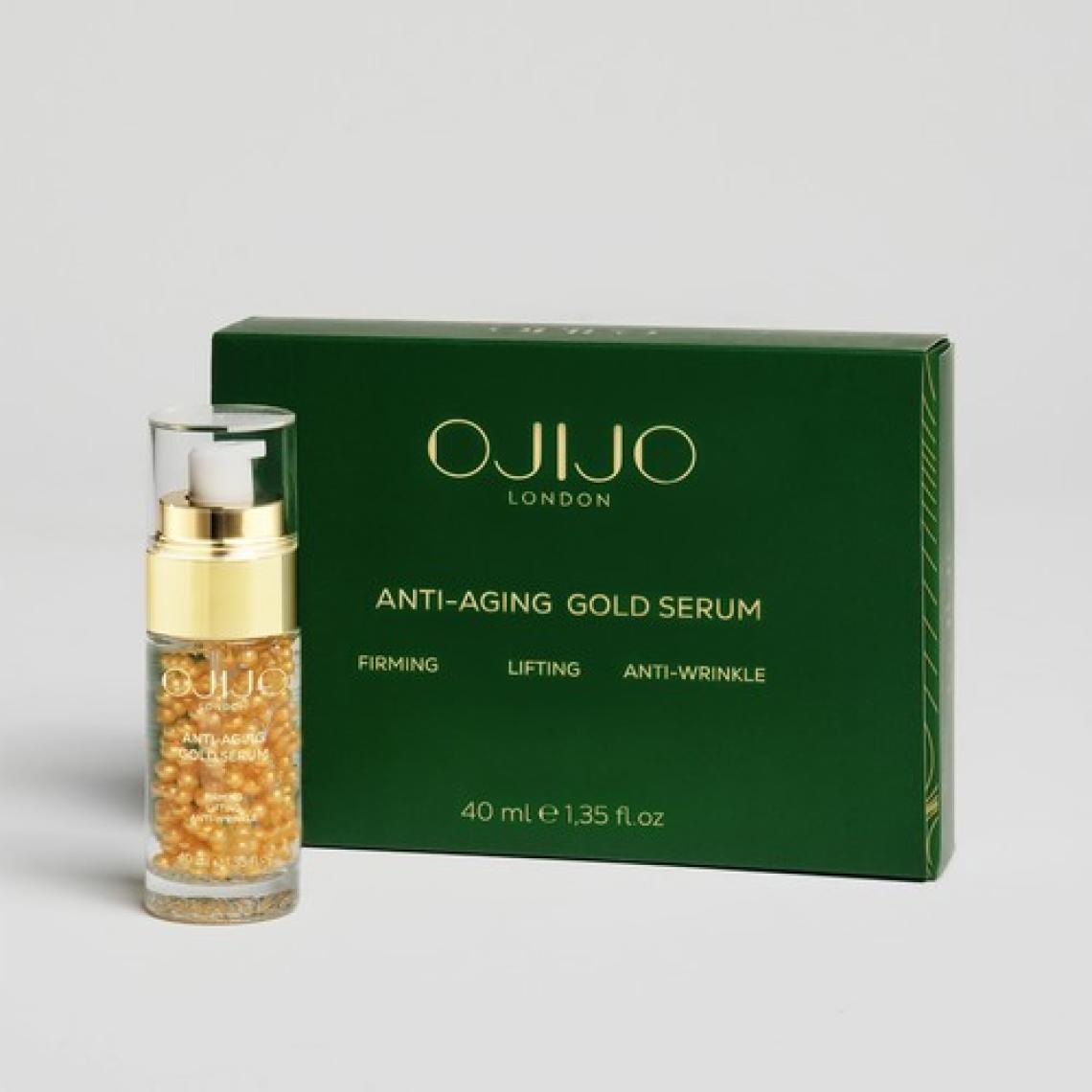 Ojijo London Yaşlanma Karşıtı Ginseng İçerikli  Nemlendirici Altın Serum 40 ml