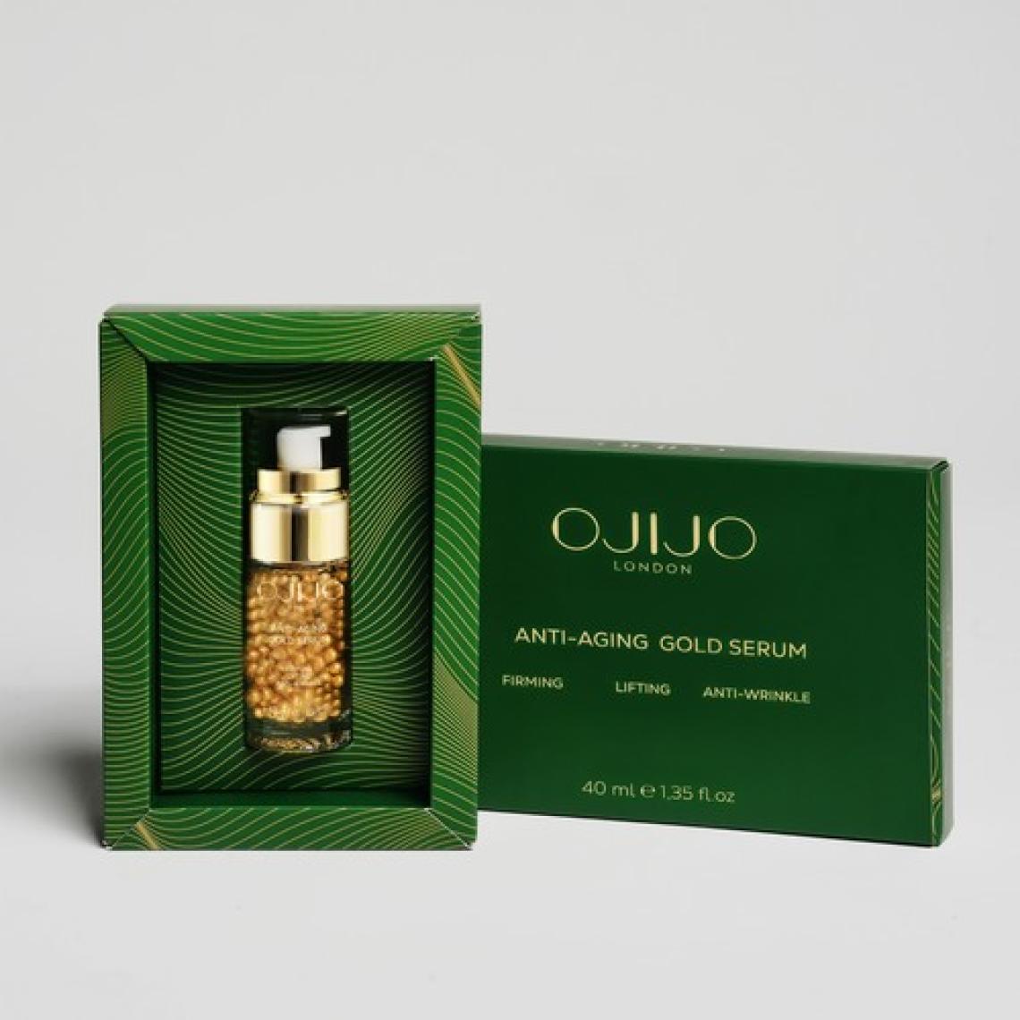 Ojijo London Yaşlanma Karşıtı Ginseng İçerikli  Nemlendirici Altın Serum 40 ml