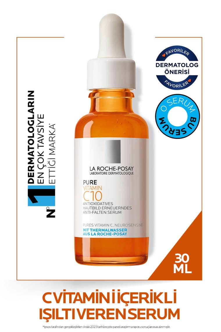 La Roche-Posay Pure Vitamin C10 30 ml Işıltı Veren Antioksidan Serum