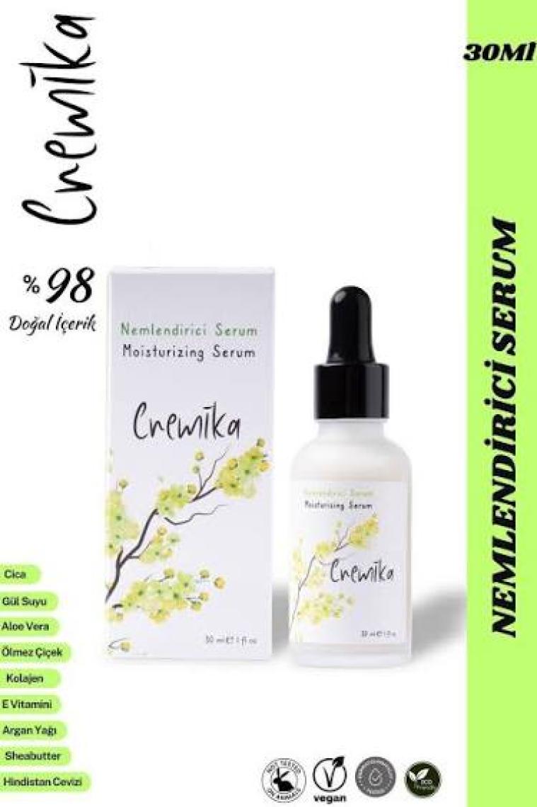 Cremika Cica Yüz Serumu, Bariyer Güçlendirici, Kırışıkma Karşıtı, Kolajen, Gül, Jojoba, Aloe Vera