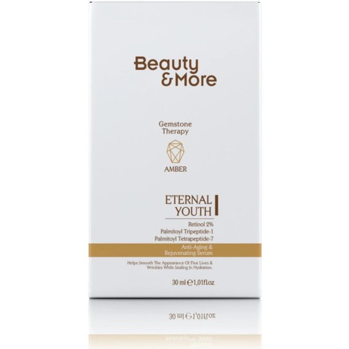 Beauty&More Amber Eternal Youth  ve Yenileyici Retinol Serum 30 ml  Retinol 2% + Palmitoyl Tripeptide-1 & Palmitoyl Tetrapeptide-7 + Amber Powder