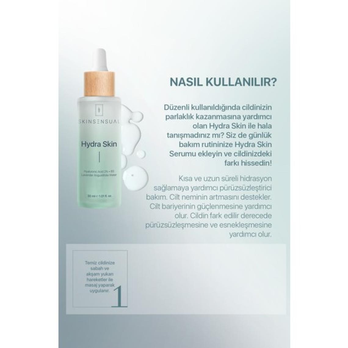 Skin Sensual Hydra Skin Nem Serumu Yoğun Nemlendirme 30 ml