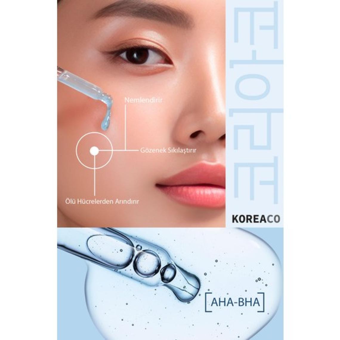 Koreaco Mavi Aha & Bha Canlandırıcı & Nemlendirici Ampoule