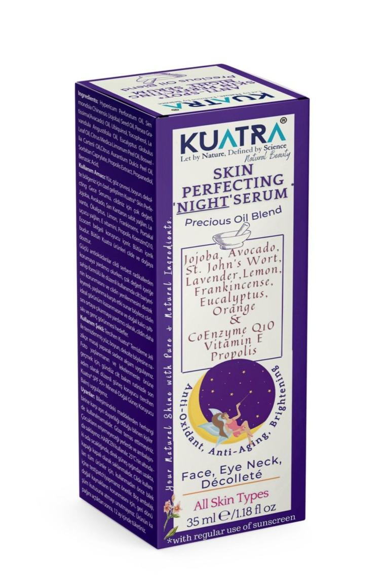 Skin Perfecting Night Serum (DOĞAL İÇERİK, ANTİAGİNG, LEKE KARŞITI, İDEAL CİLT GÖRÜNÜMÜ)
