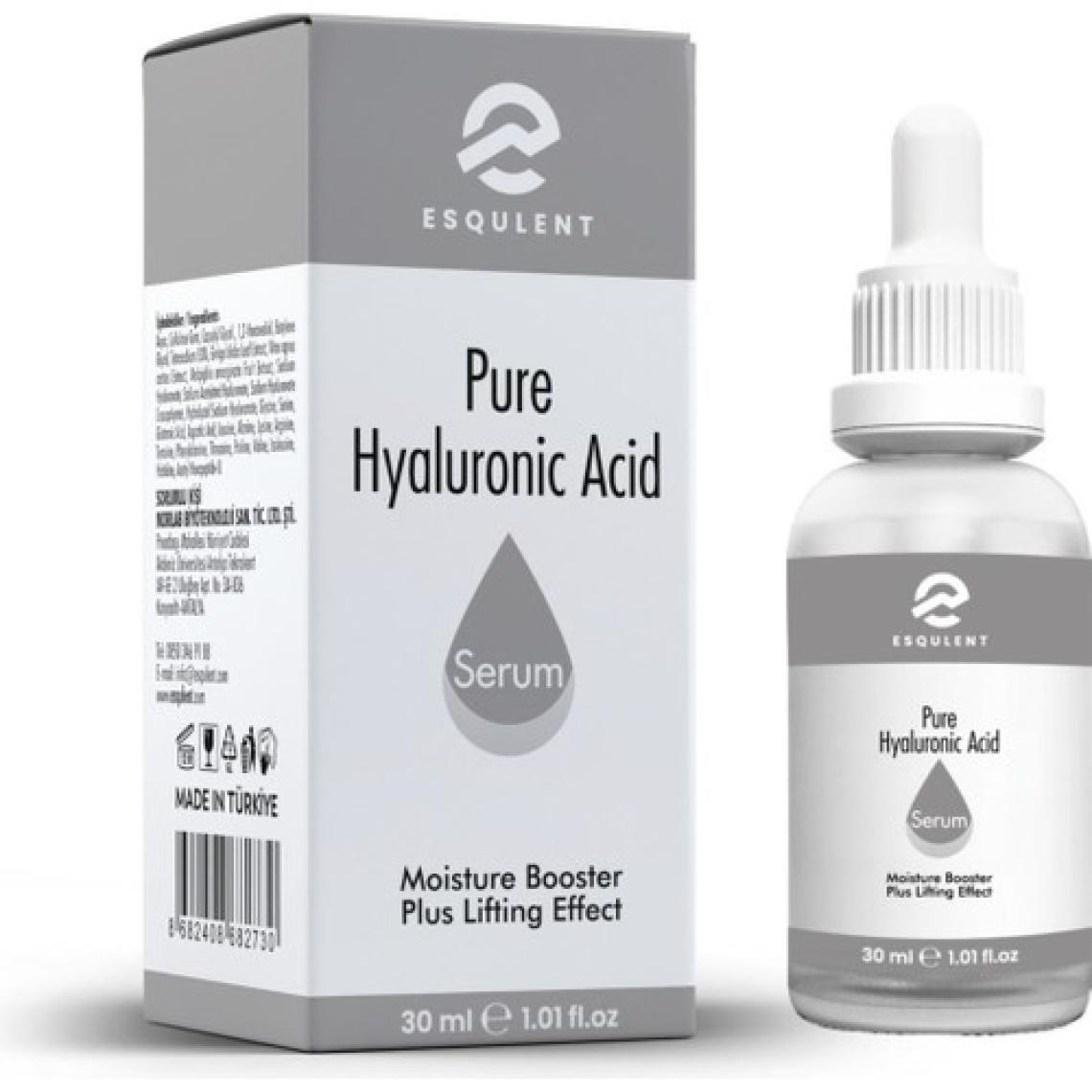 Esqulent Pure Hyaluronic Acid Serum – Botoks Etkili, Yoğun Nemlendirici Etkili Hyaluronik Asit Serum 30 ml