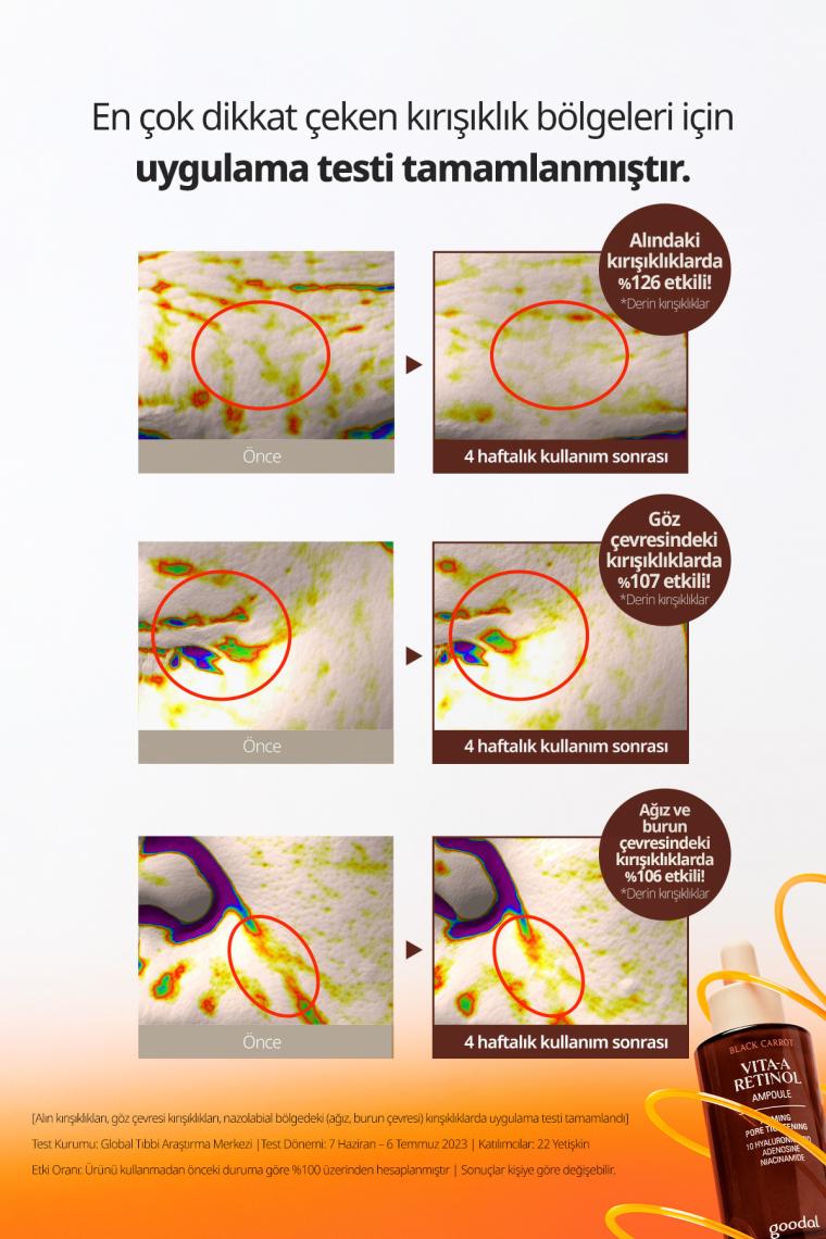 Goodal Black Carrot Vita - A Retinol Ampoule - Siyah Havuç Özlü Retinol Ampul