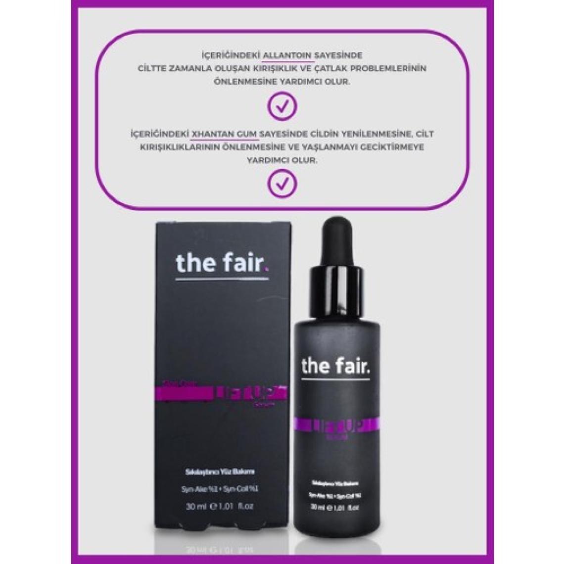 the fair Lift-Up Now Sıkılaştırıcı Yaşlanma Karşıtı Vegan Cilt Serumu %1 Syn-Coll + %1 Syn-Ake  30 ml