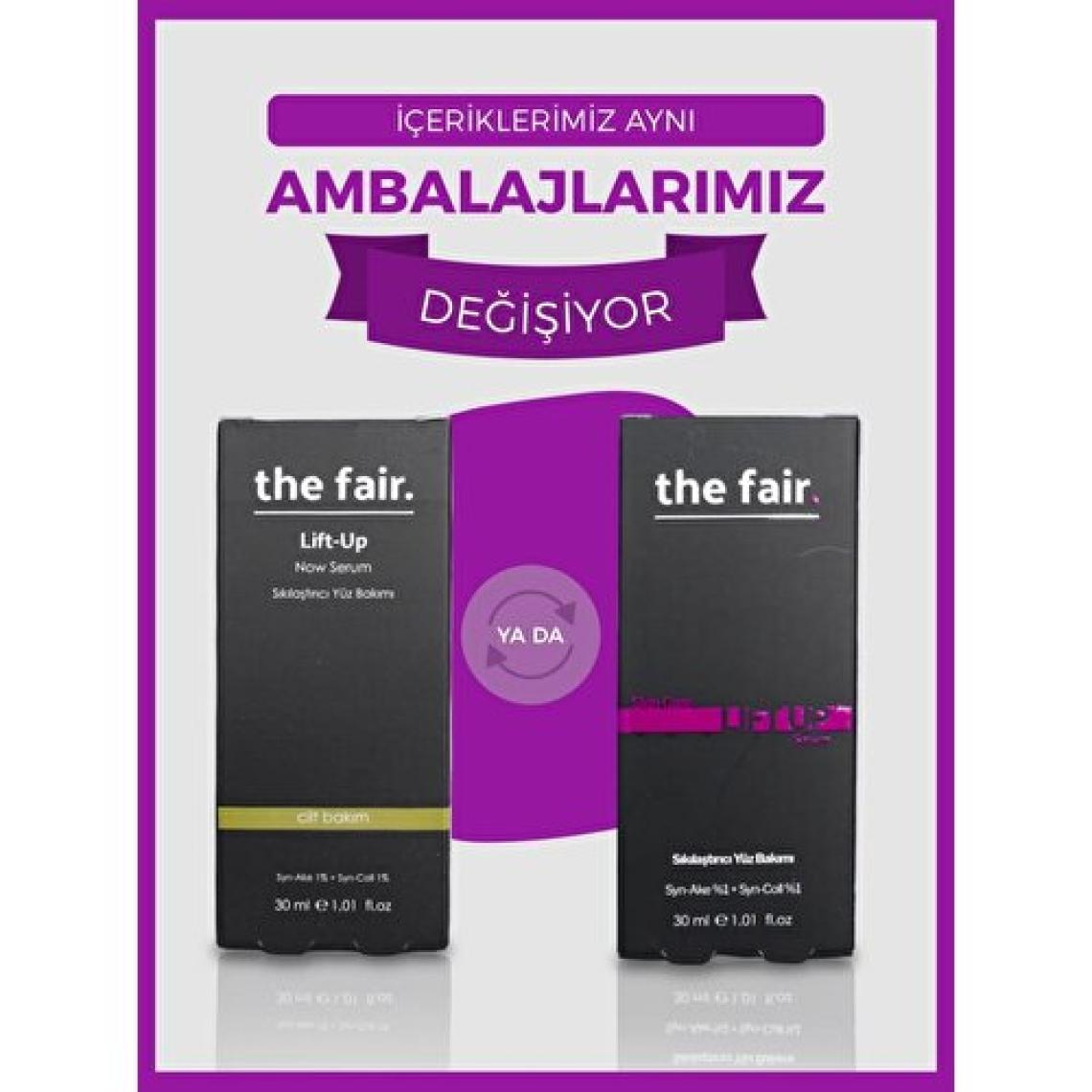 the fair Lift-Up Now Sıkılaştırıcı Yaşlanma Karşıtı Vegan Cilt Serumu %1 Syn-Coll + %1 Syn-Ake  30 ml