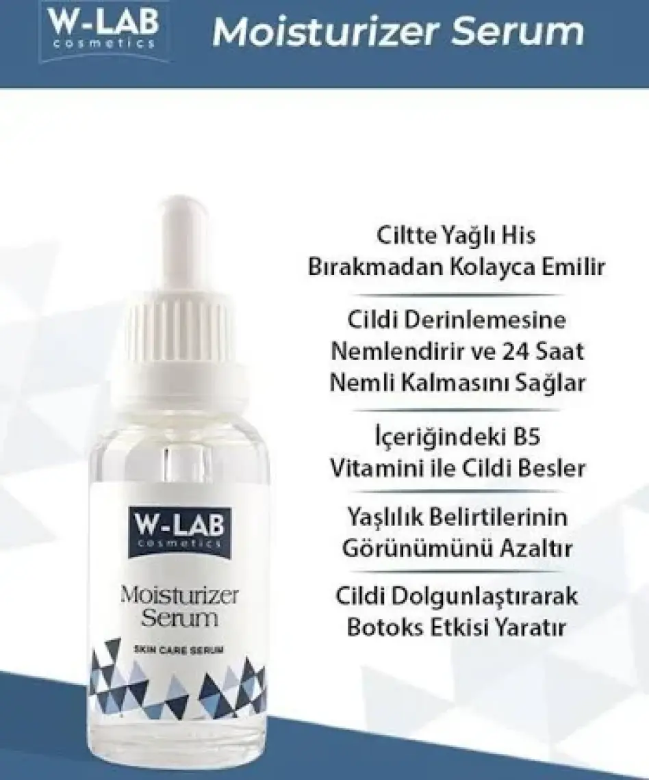 W-Lab Kozmetik Moisturizer Serum 30 ml