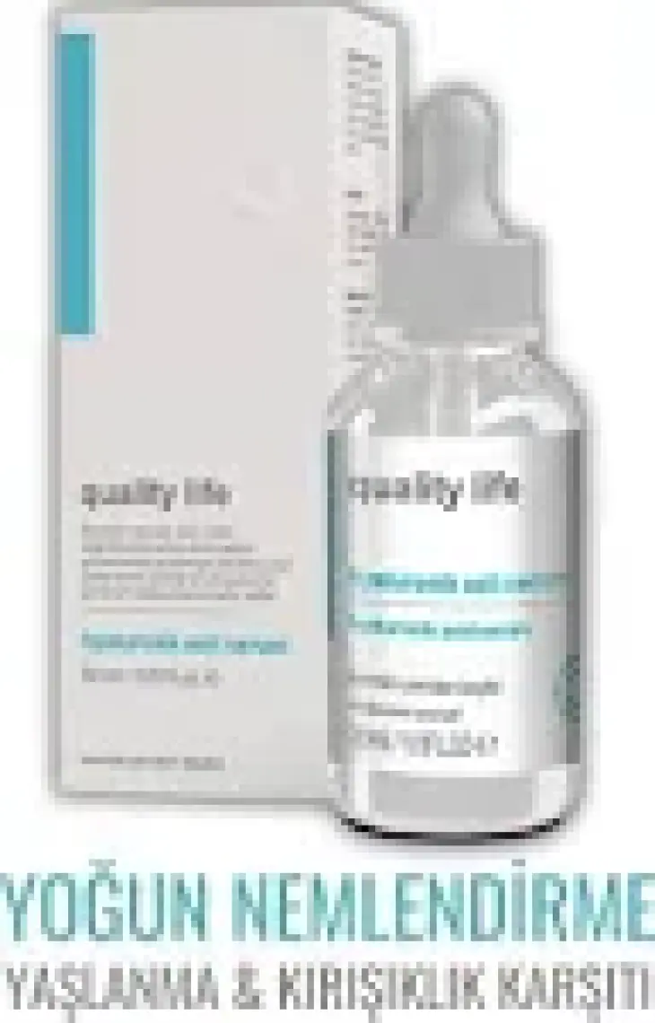 Quality Life Hyaluronic Acid Serum - Yaşlanma Karşıtı Nemlendirici Yenileyici Cilt Serumu Hyaluronik Asit Serum