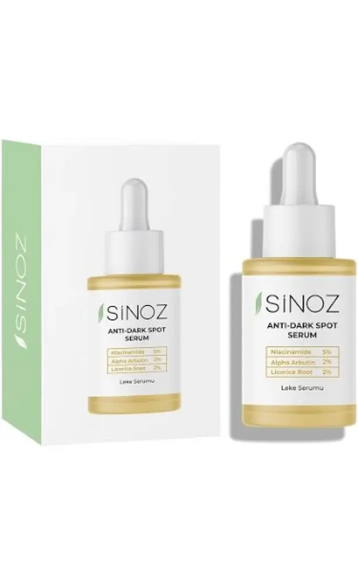 Sinoz Koyu Leke Karşıtı Arbutin Cilt Serumu (Niacinamide 5% + Alpha Arbutin 2%) 30 ML