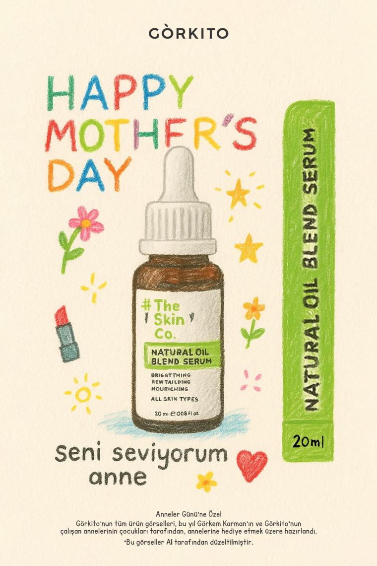 Görkito The Skin Co. %99,9 Doğal Yağ Karışımı Yoğun Nemlendirici & Aydınlatıcı Yüz Serumu 20 ml
