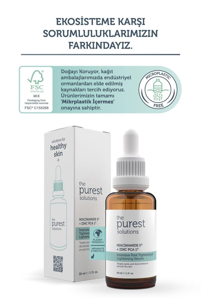 Siyah Nokta Ve Sivilce Karşıtı Niacinamide Cilt Bakım Serumu 30 Ml (niacinamide 5% & Zinc Pca 1%)