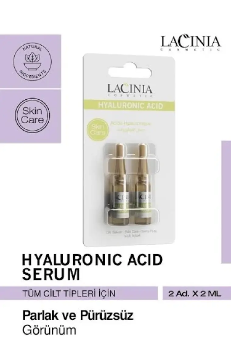 Lacinia Hyaluronic Acid 2`li Cilt Serum Nemlendirici Anti Aging