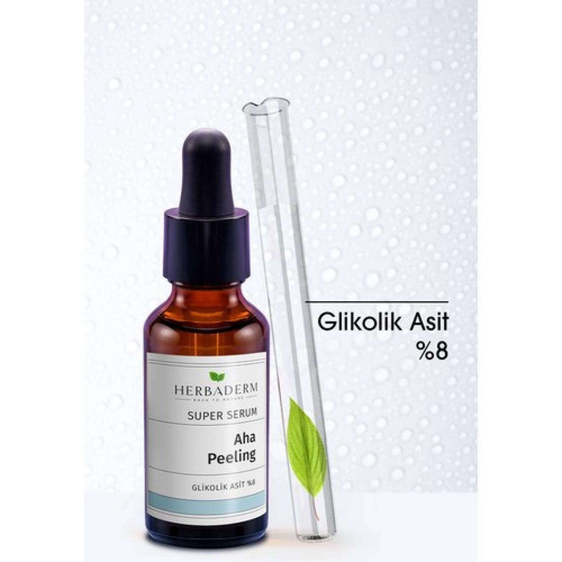 Herbaderm Superserum Aha Peeling (GLİKOLİK ASİT %8) 30 ML