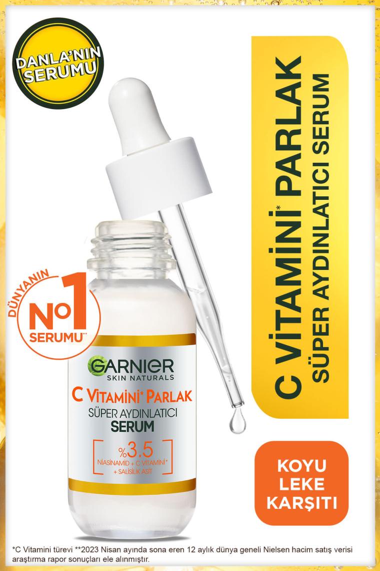 Garnier Skin Naturals C Vitamini Parlak Süper Aydınlatıcı Serum 30 ml
