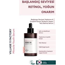 Village 11 Factory Miracle Youth Serum - Vegan %0.1 Retinol & Niasinamid Serum 50 Ml