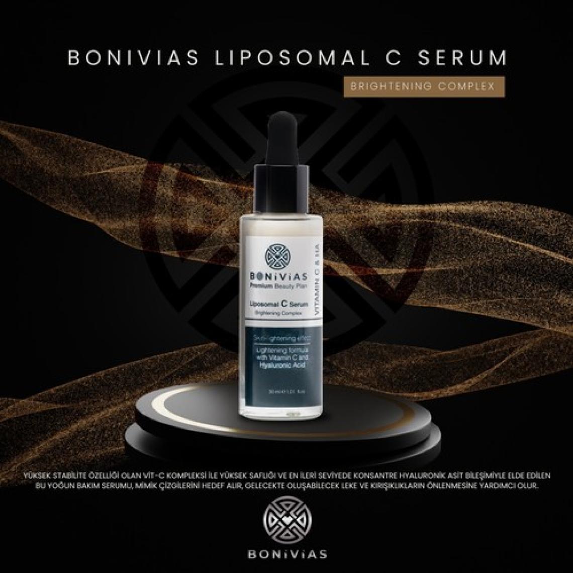 Bonivias Liposomal C Vitamini Yaşlanma Karşıtı  ve Leke Önleyici Aydınlatıcı Cilt Bakım Serumu