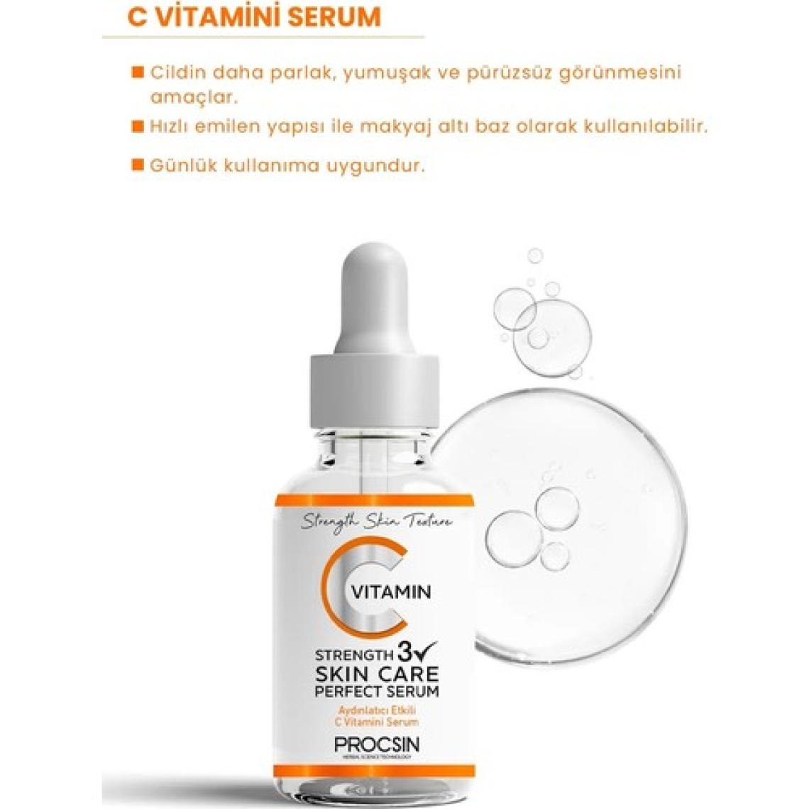 PROCSIN C Vitamini Aydınlatıcı ve Ton Eşitleyici Bakım Serumu 20ML