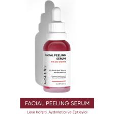 Calliel AHA & BHA Cilt Tonu Eşitleyici, Canlandırıcı Kırmızı Yüz Peeling Serum 30 ML