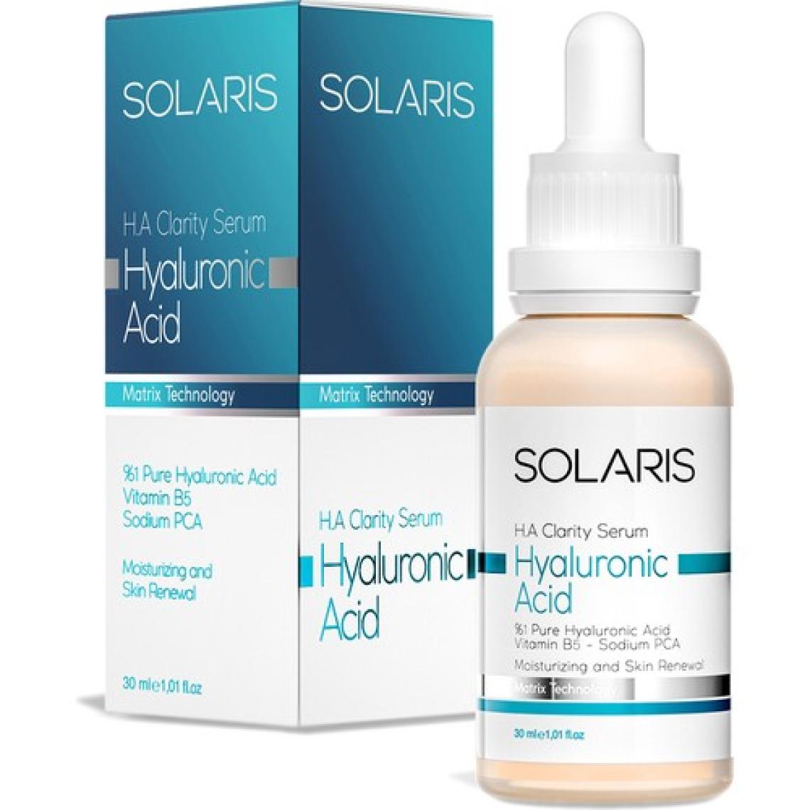 Solaris Hyaluronik Asit Serum Nemlendirici 30 ml (Hyaluronic Acid ve B5)