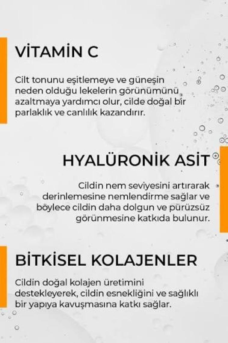 Known Yoğun Nemlendirici Serum 30 Ml (Ascorbic Acid + Provitamin B5 + Hyaluronic Acid + Collagen)