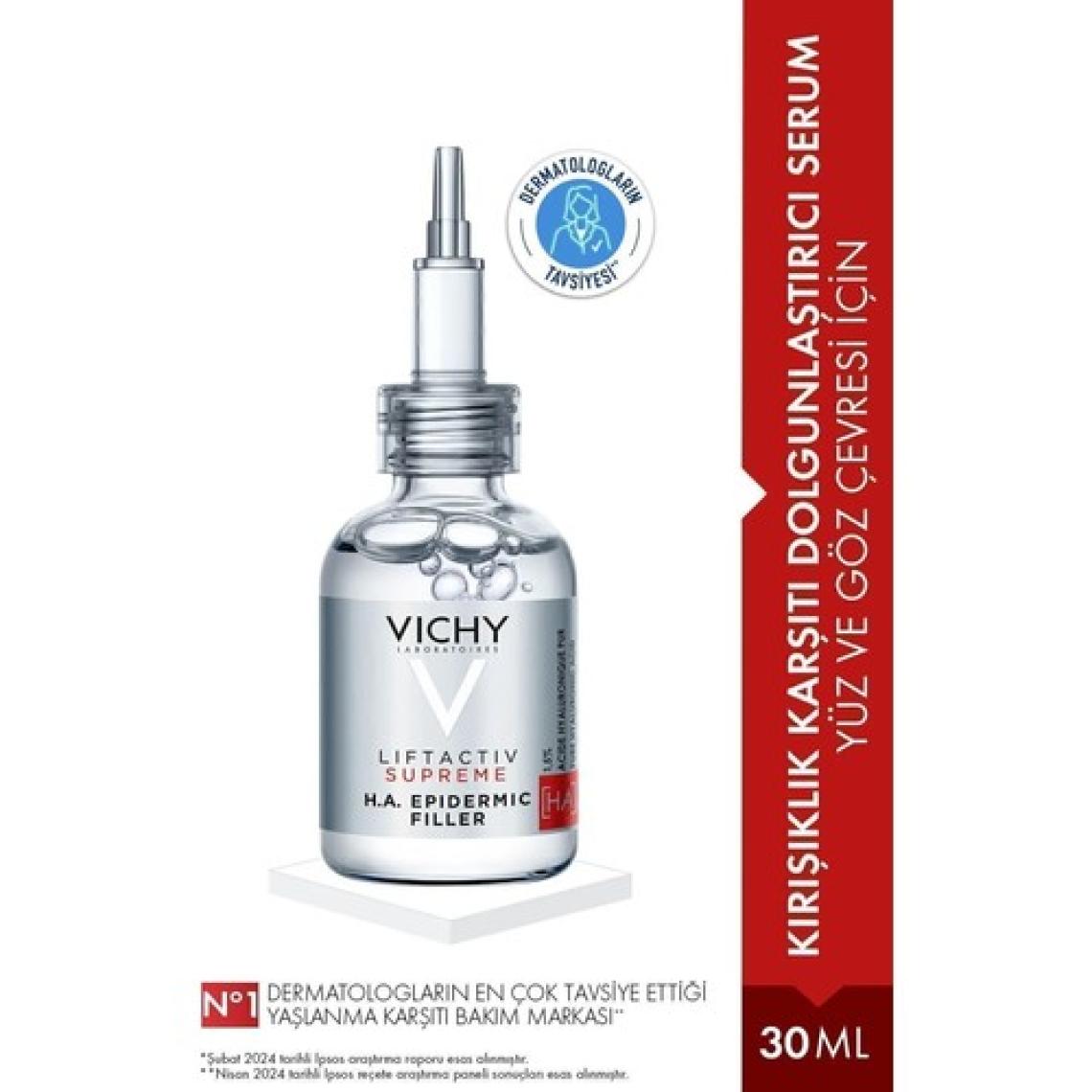 Vichy Liftactiv Superme Kırşıklık Karşıtı Dolgunlaştırıcı Serum 30 ml- Yüz ve Göz Çevresi İçin