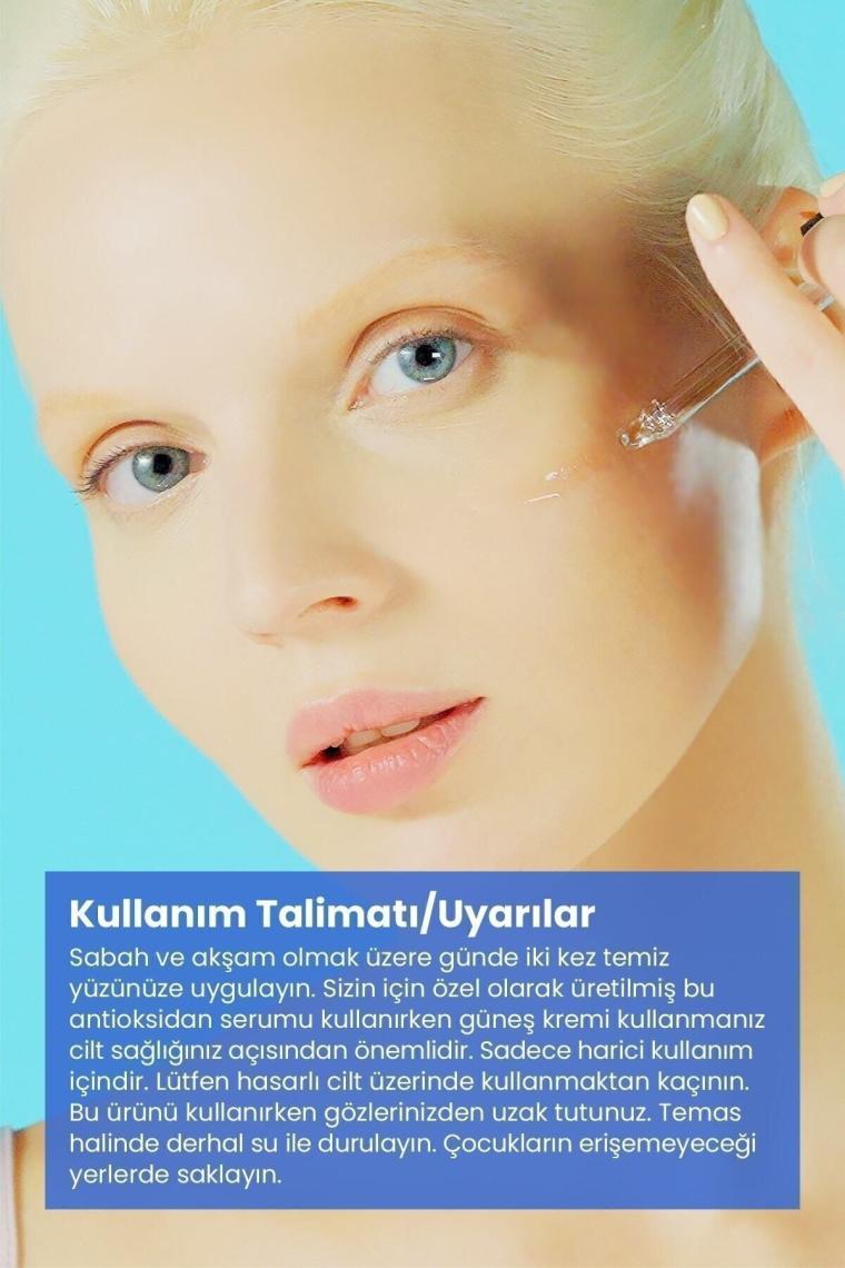 Yoğun Nemlendirici Hyaluronik Asit Cilt Serumu 30ml Vegan Kırışıklık Karşıtı (%2 Hyaluronic Acid)