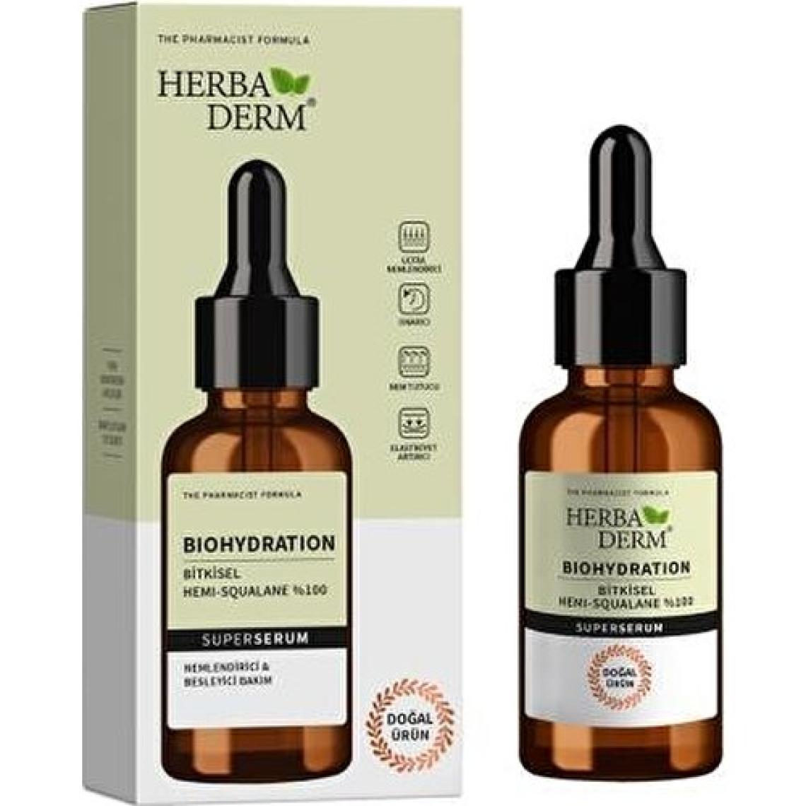 Herbaderm Superserum BioHydration %100 Hemi-Squala 30ml