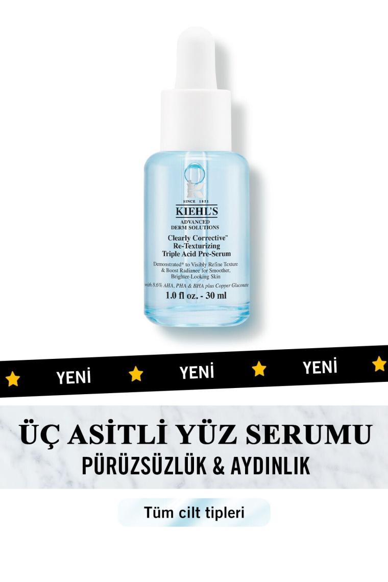 Clearly Corrective Pürüzsüzleştirici Üçlü Asit Peeling Cilt Serumu - AHA, BHA ve PHA ile