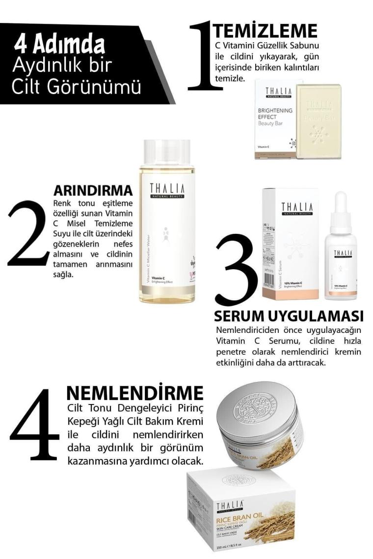 Aydınlatıcı Göz Altı Görünüm Destekleyici Cilt Bakım Serumu %10 Vitamin C - 30ml