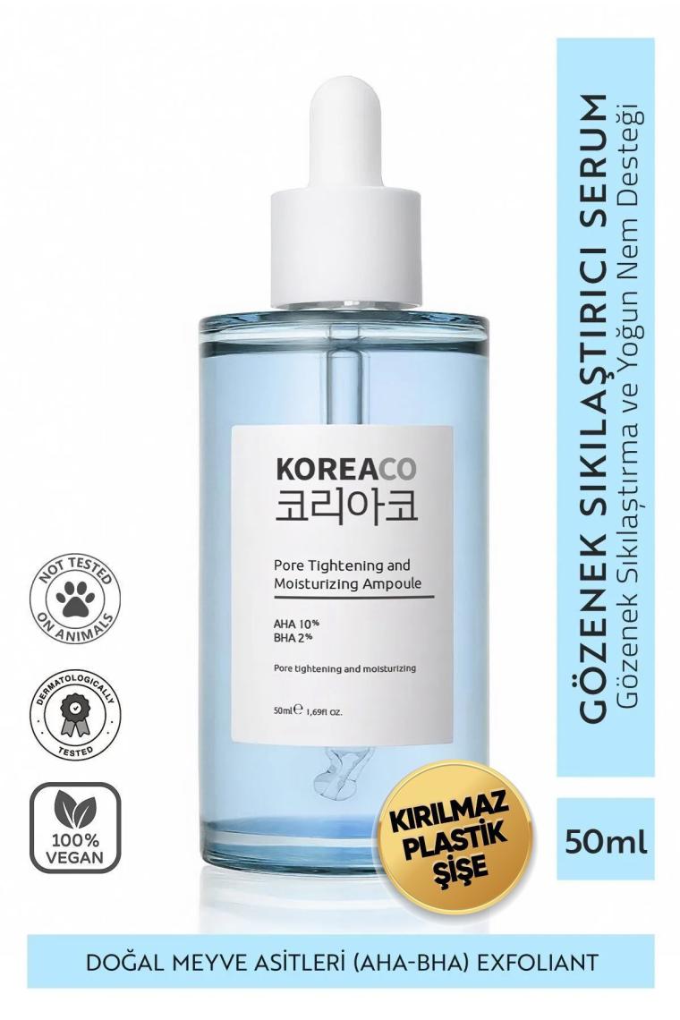 Koreaco Mavi Aha & Bha Canlandırıcı & Nemlendirici Ampoule