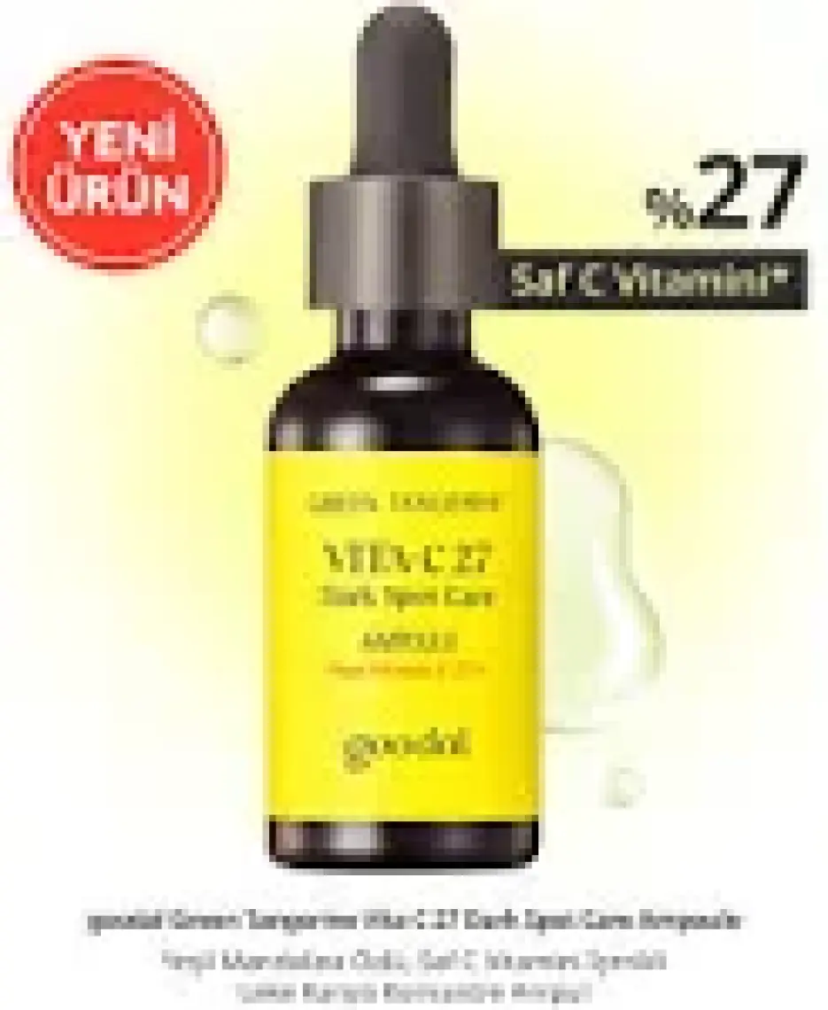 Goodal Green Tangerine Vita C 27 Dark Spot Care Ampoule - %27 Saf C Vitaminli Leke Karşıtı Ampul