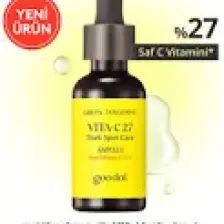 Goodal Green Tangerine Vita C 27 Dark Spot Care Ampoule - %27 Saf C Vitaminli Leke Karşıtı Ampul