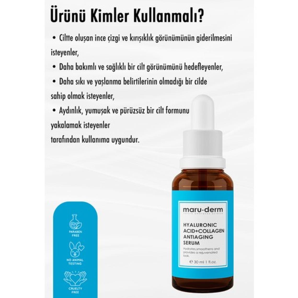 Maru.Derm Maruderm  ve Hyalüronik Asit Anti-Age Cilt Bakım Serumu 30 ml