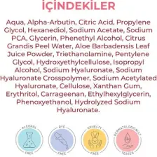 WIWIFY Leke Gidermeye Yardımcı ve Cilt Tonu Eşitleyici Cilt Bakım Serumu Arbutin %2 Hyaluronic Acid