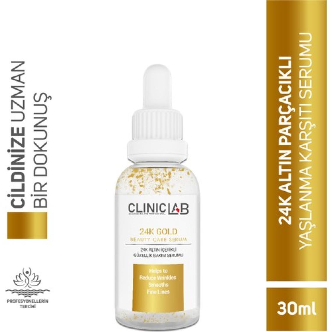 Cliniclab 24k Gold Altın Parçacıklı Yaşlanma Karşıtı Güzellik Ve Bakım Serumu 30 ml