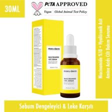 Maru.Derm Maruderm Niacinamide %10 + Hyalüronik Asit + Panthenol Cilt Bakım Serumu 30 ml