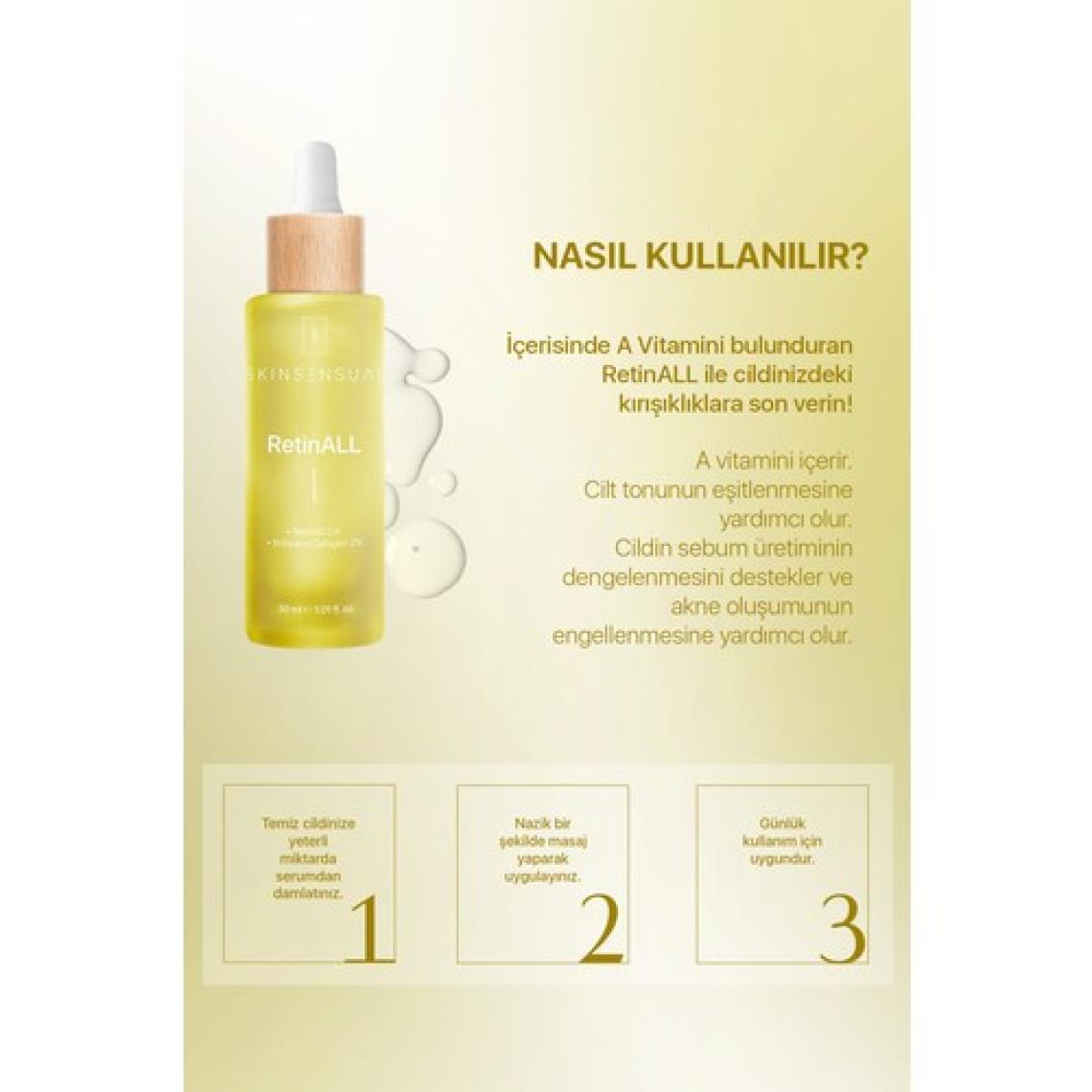 Skin Sensual Retinall Retinoid İçeren Kusursuz Bakım Serumu 30 ml