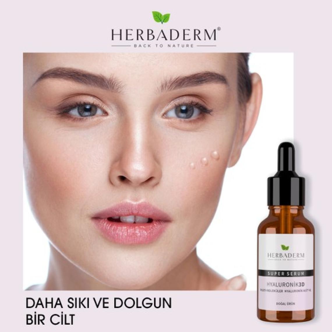 Herbaderm Süper Serum (Hyaluronik Asit 3D %1) Nemlendirici 30 Ml