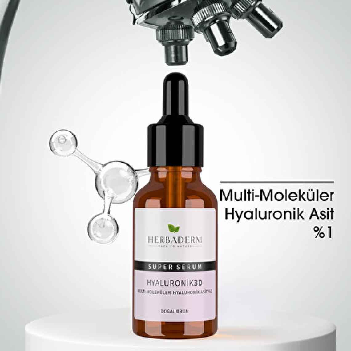 Herbaderm Süper Serum (Hyaluronik Asit 3D %1) Nemlendirici 30 Ml