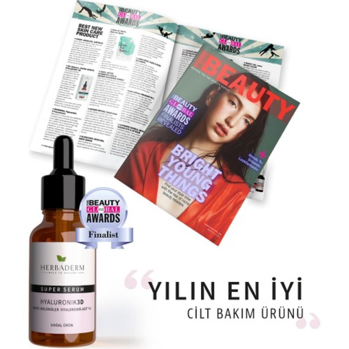 Herbaderm Süper Serum (Hyaluronik Asit 3D %1) Nemlendirici 30 Ml