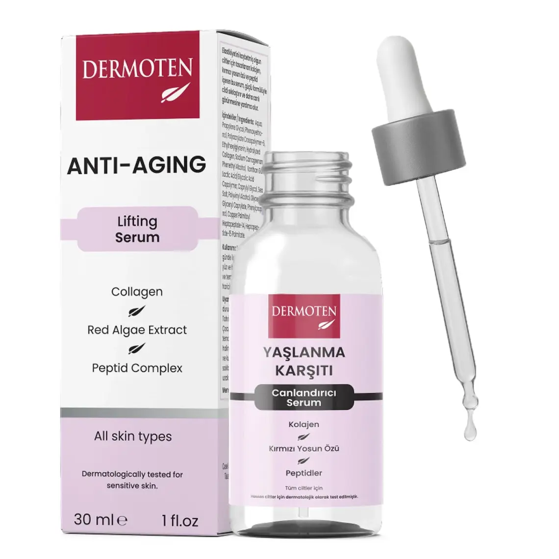 Dermoten ,  Cilt Bakım Serumu 30 ml