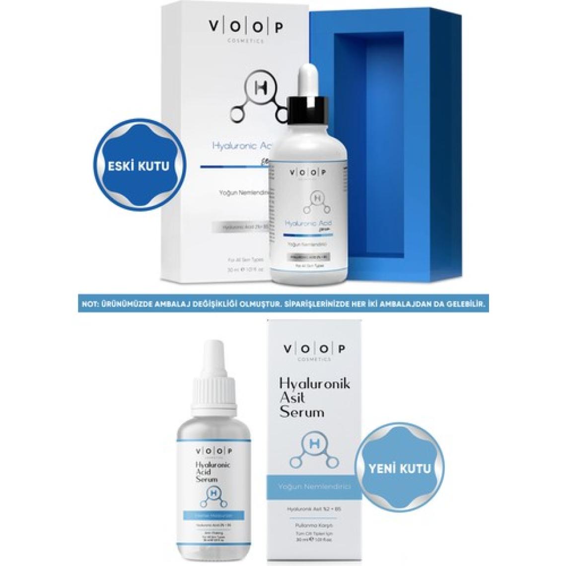 VOOP Hyaluronik Asit Serum - 30 ml Derinlemesine Yoğun Nemlendirici Yüz Bakımı %2 Hyaluronic Acid B5