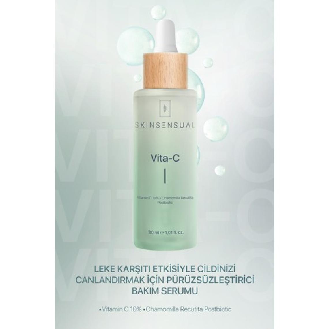 Skin Sensual Vita-C  ve Cilt Tonu Eşitleyici Cilt Bakım Serumu 30 ml