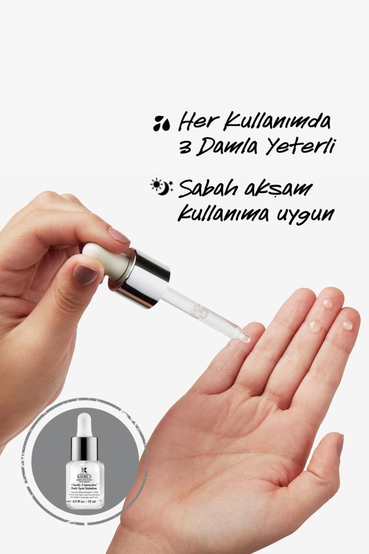 Kiehl's Clearly Corrective Koyu Leke Karşıtı Serum - C Vitamini & Salisilik Asit Içeriğiyle 30 Ml