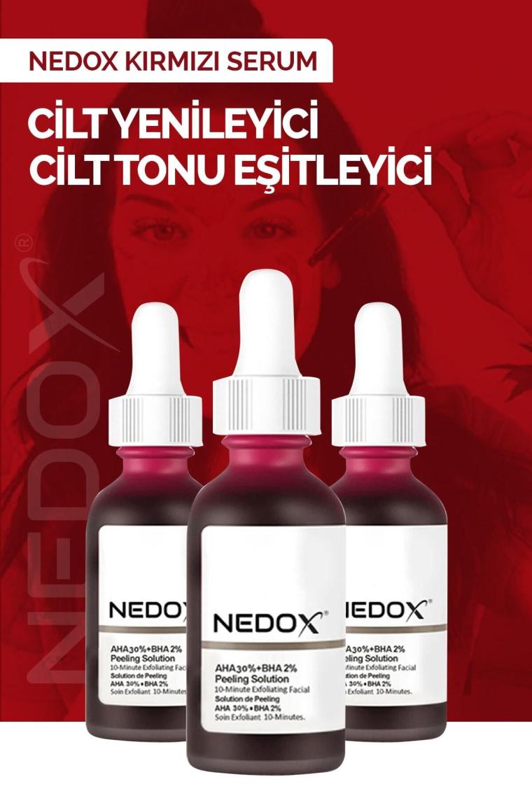 Cilt Yenileyici Cilt Tonu Eşitleyici Kırmızı Peeling Serum Aha %30 Bha %2 Serum 30 ml