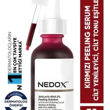 Cilt Yenileyici Cilt Tonu Eşitleyici Kırmızı Peeling Serum Aha %30 Bha %2 Serum 30 ml